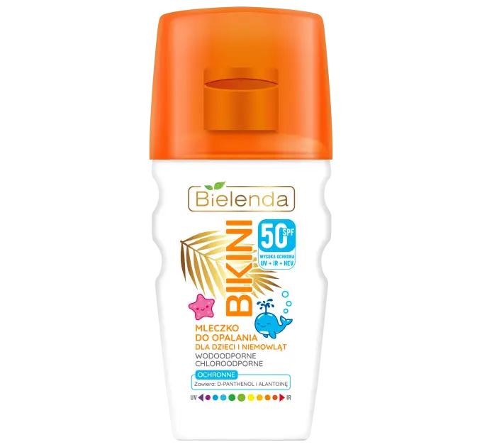 Солнцезащитный лосьон для детей и младенцев SPF 50 BIKINI LINE