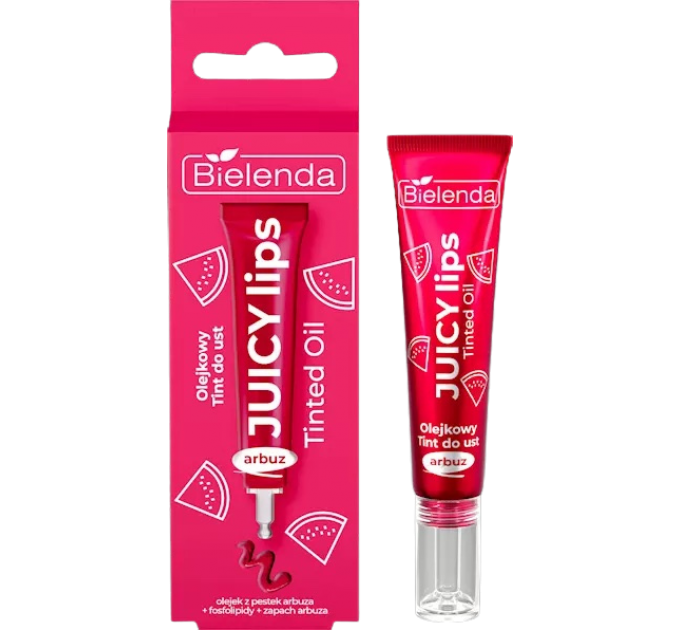 Масло-тинт для губ, АРБУЗ - JUICY TINTED LIP OILS