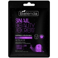 Зволожуюча та відновлююча чорна листова маска - SNAIL BEAUTY SECRETS Зволожуюча та відновлююча чорна листова маска - SNAIL BEAUTY SECRETS