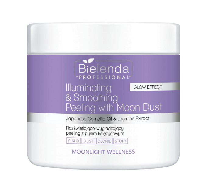 Освітлюючий і розгладжуючий скраб з місячним пилом - Bielenda Professional MOONLIGHT WELLNESS