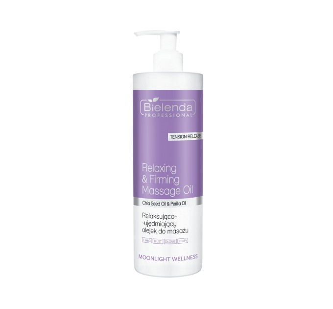 Розслаблююча і зміцнююча масажна олія - Bielenda Professional MOONLIGHT WELLNESS