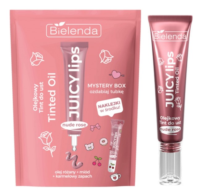 Масло-тинт для губ, НЮДОВАЯ РОЗА - JUICY TINTED LIP OILS