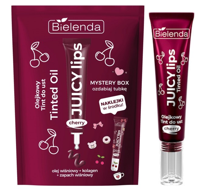 Масло-тинт для губ, ВИШНЯ - JUICY TINTED LIP OILS
