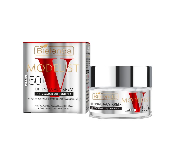Підтягуючий денний крем - активатор пружності 50+ - V-MODELIST