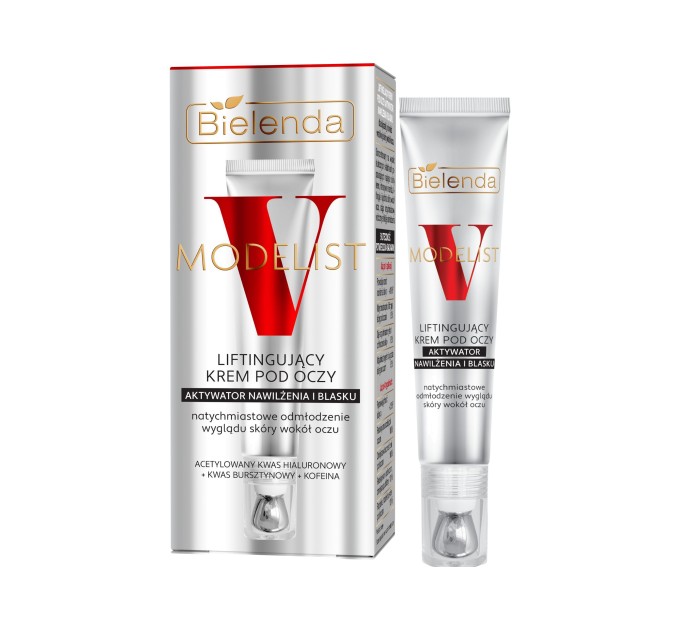 Підтягуючий крем-активатор зволоження і сяйва для шкіри навколо очей - V-MODELIST