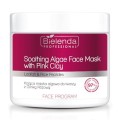 Заспокійлива альгінатна маска для обличчя з рожевою глиною - Bielenda Professional Algae mask