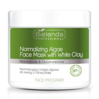 Нормалізуюча альгінатна маска для обличчя з білою глиною - Bielenda Professional Algae mask