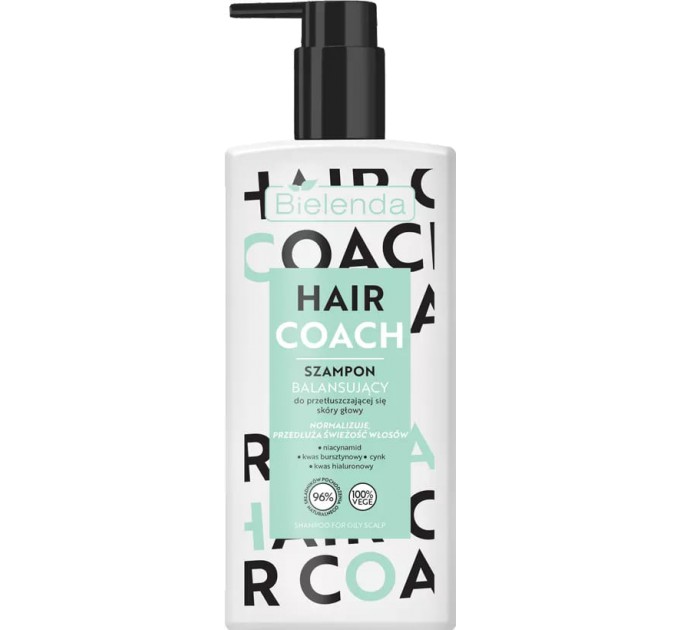 Балансуючий шампунь для жирної шкіри голови - Hair Coach
