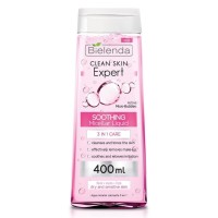 Заспокійлива міцелярна рідина 3в1 для вмивання і зняття макіяжу - Clean Skin Expert Заспокійлива міцелярна рідина 3в1 для вмивання і зняття макіяжу - Clean Skin Expert