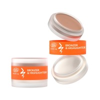 Подвійний кремовий бронзер і хайлайтер - 01 Холодний відтінок - FACEBOOM MAKE-UP Подвійний кремовий бронзер і хайлайтер - 01 Холодний відтінок - FACEBOOM MAKE-UP