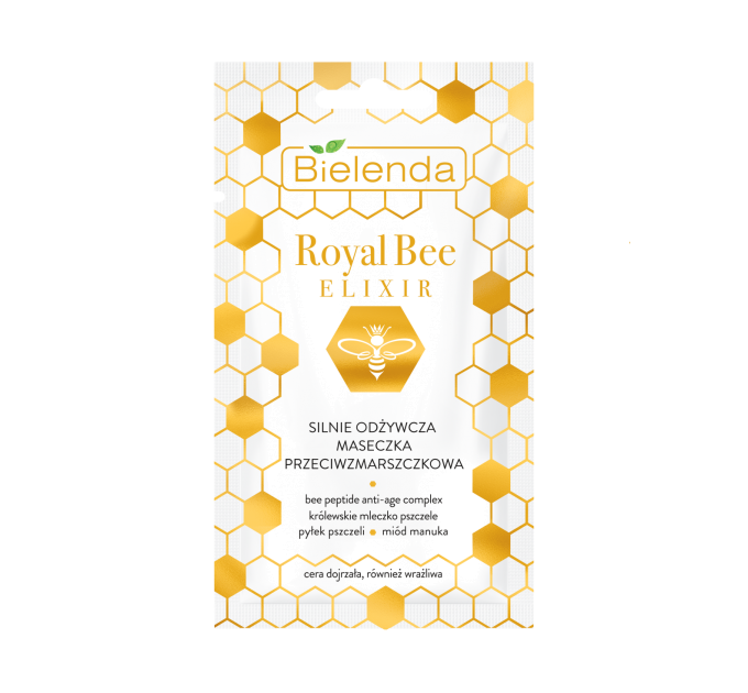 Живильна маска проти зморщок для сухої, зрілої й чутливої шкіри - Royal Bee Elixir