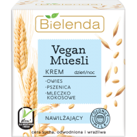 Увлажняющий крем "овес + пшеница + кокосовое молоко" - VEGAN MUESLI Увлажняющий крем "овес + пшеница + кокосовое молоко" - VEGAN MUESLI