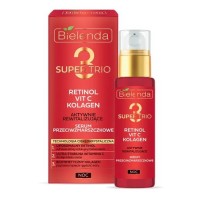 Нічна сироватка проти зморшок для обличчя - Super Trio Retinol + Vit C + Kolagen Нічна сироватка проти зморшок для обличчя - Super Trio Retinol + Vit C + Kolagen