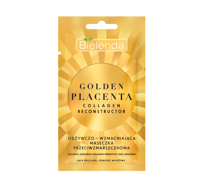 Живильна і зміцнювальна маска проти зморщок - Golden Placenta Collagen Reconstructor