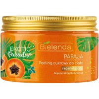 Відновлювальний цукровий скраб для тіла "Папайя" - Exotic Paradise