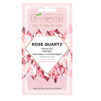 Увлажняющая и осветляющая маска для лицв - CRYSTAL GLOW ROSE QUARTZ PRIMER 