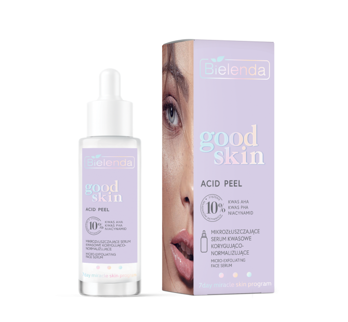 Коригувальна і нормалізувальна мікровідлущувальна кислотна сироватка для обличчя - Good Skin Acid