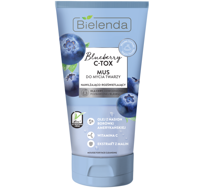 Мус для очищення обличчя - Blueberry C-Tox Face Wash