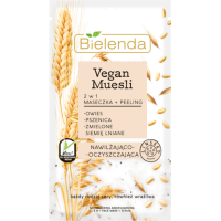 Увлажняющая маска "овес + пшеница + семена льна" 2 в 1 - VEGAN MUESLI