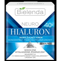 Увлажняющий крем для лица "дневной/ночной" 40+ - NEURO HIALURON (помятая упаковка) Увлажняющий крем для лица "дневной/ночной" 40+ - NEURO HIALURON (помятая упаковка)