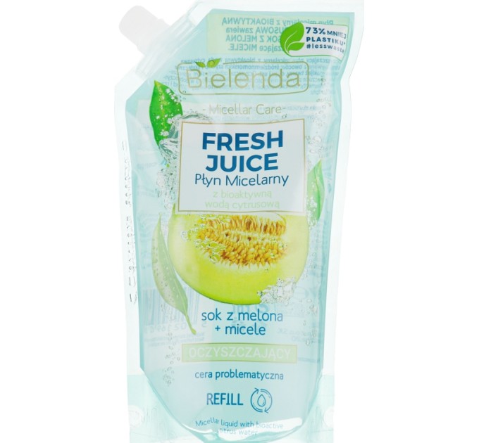 Міцелярна рідина "Диня" - Fresh Juice Detoxifying Face Micellar Water Melon