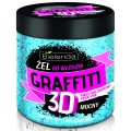 Гель для стайлинга волос сильной фиксации Graffiti 3D (синій)