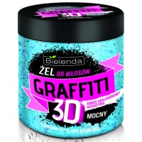 Гель для стайлінгу сильної фіксації волосся - Graffiti 3D (синій) Гель для стайлінгу сильної фіксації волосся - Graffiti 3D (синій)