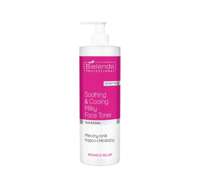 Молочный тоник с успокаивающим и охлаждающим эффектом - Bielenda Professional REDNESS RELIEF