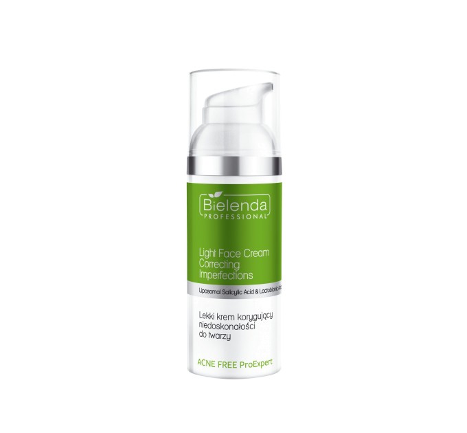 Легкий крем для усунення недосконалостей з кислотами - Bielenda Professional ACNE FREE ProExpert