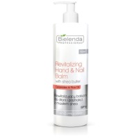 Відновлювальний бальзам для рук і нігтів з олією ши SPF6 - Bielenda Professional Hand program