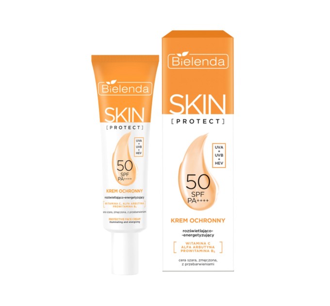 Осветляющий и тонизирующий крем SPF 50 - SKIN PROTECT