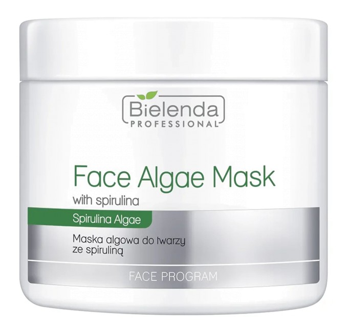 Альгінатна маска для обличчя зі спіруліною - Bielenda Professional Algae mask